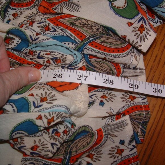 Hayden of Los Angeles Size 1XL Cream Paisley BOHO Dress (NWT) - Picture 11 of 14